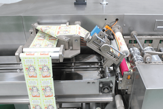 水平式四邊封包裝機 HSH-101- 包材成型機構- 隆典科技