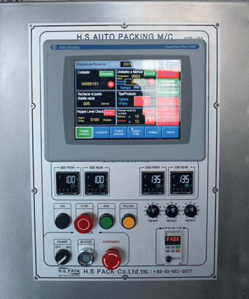 粉末/顆粒包裝機 HSP-102- 控制器- 隆典科技