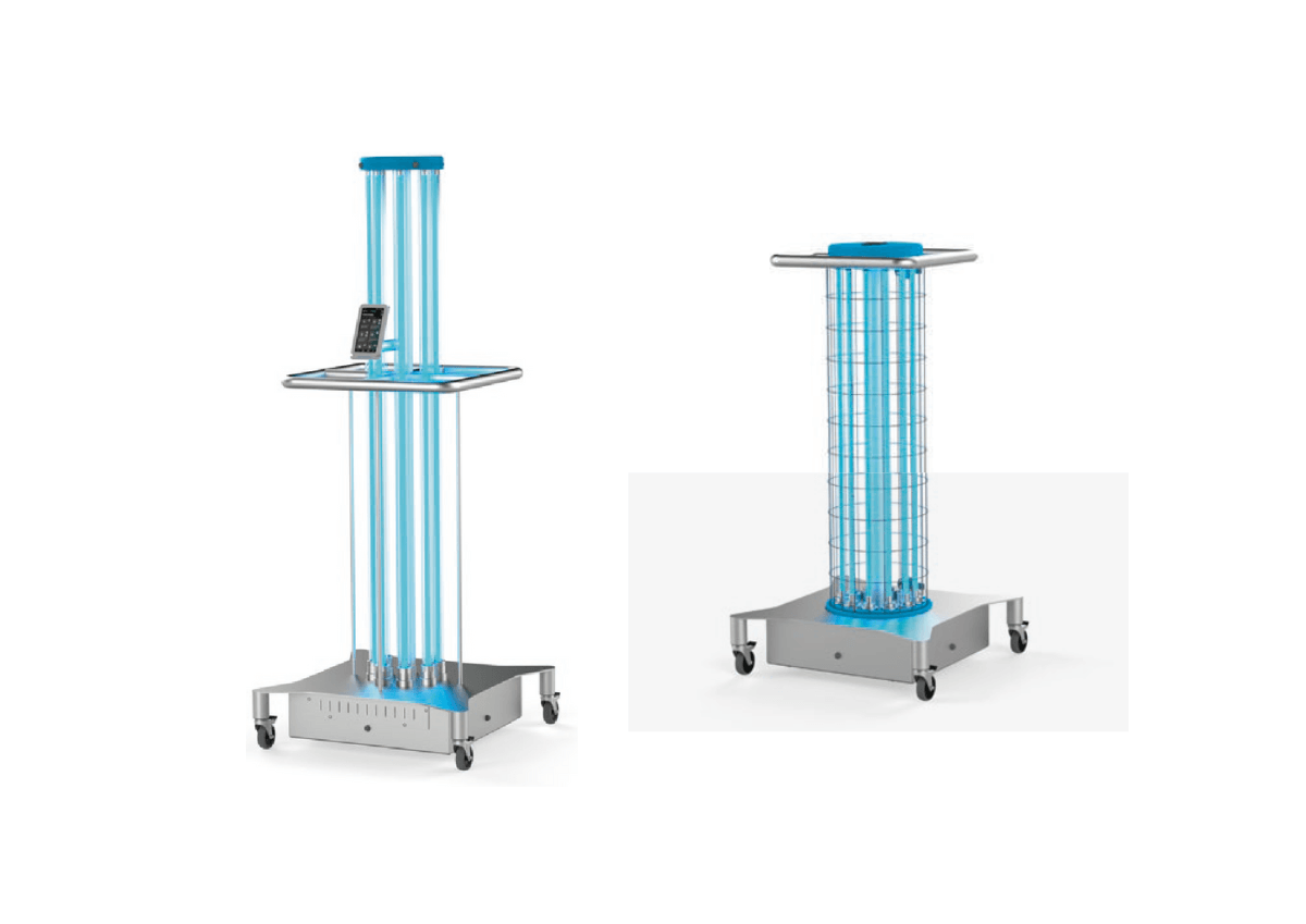 紫外線360度移動式殺菌塔 DT1000–1500- 產品機型- 隆典科技