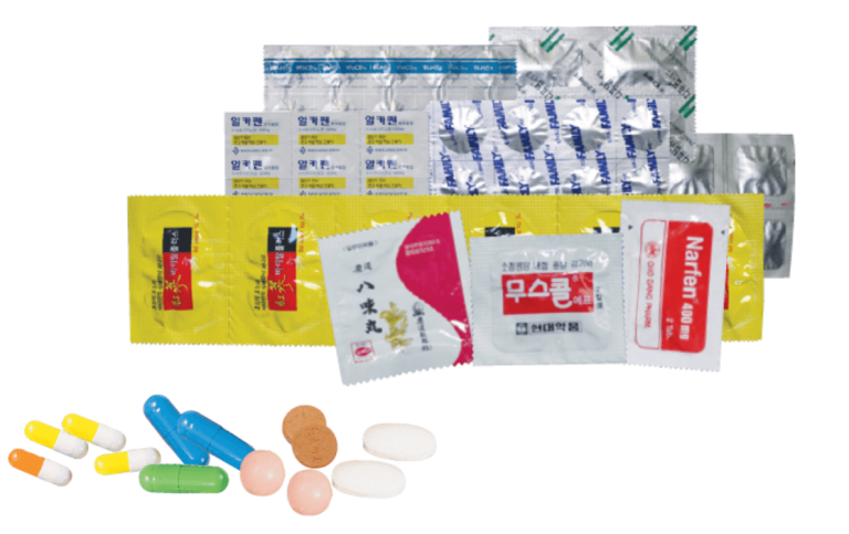 錠劑/膠囊包裝機 HST-404 - 實際產品範例- 隆典科技